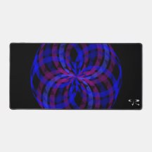 3D Centrum Bloem Petal Desk Muismat Mat