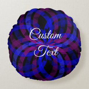 3D Centrum Bloem Petal Ronde Kussen