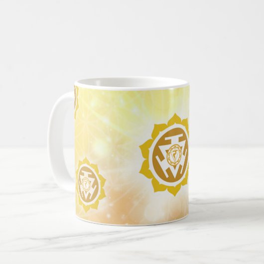 3d Chakra Zonneplexus Koffiemok (Voorkant links)
