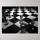 3d_chess_board_wallpaper_3d_models_3d_wallpaper_19 poster (Voorkant)
