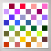 3D Chess LABEL Grid (1-1/4-inch koelkasten) Poster (Voorkant)