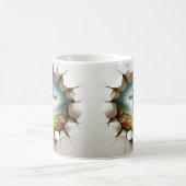 3D Christelijk Kruis Magische Mok (Center)