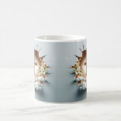 3D Christian Cross Magische Mok (Center)