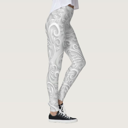 "3D CHRISTMAS FLORAL" LEGGINGS (Rechts)