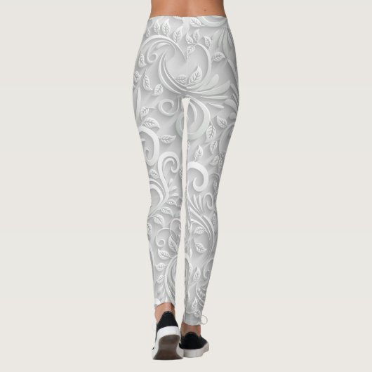 "3D CHRISTMAS FLORAL" LEGGINGS (Achterkant)