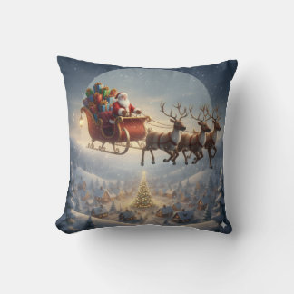 3D Christmas, Kids Holiday, Colorful Gifts Kussen