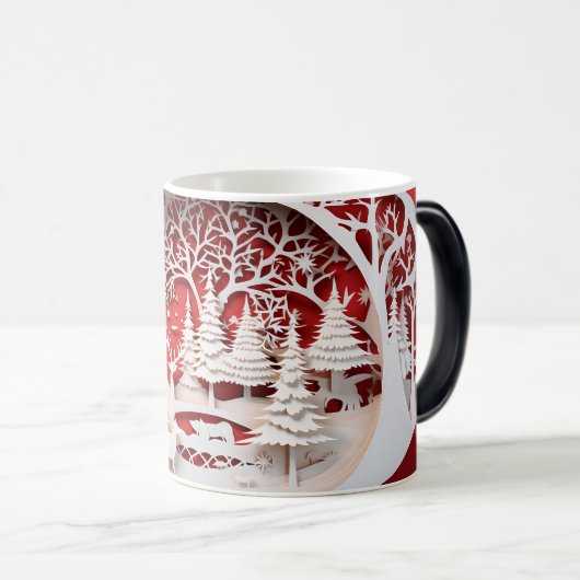 3D-Christmas Magische Mok (Voorkant rechts)