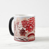 3D-Christmas Magische Mok (Voorkant links)