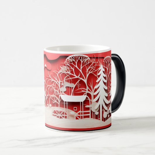 3D-Christmas Magische Mok (Voorkant rechts)