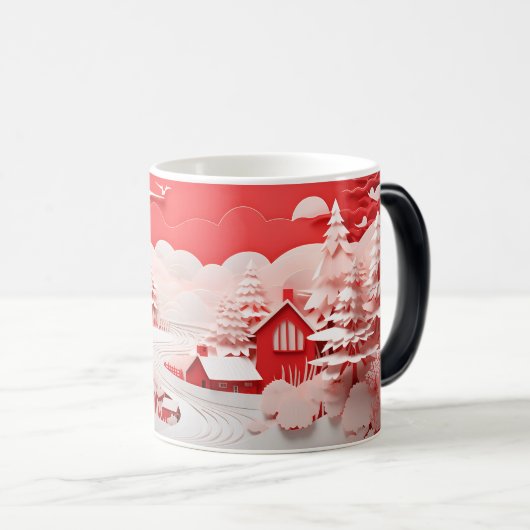 3D-Christmas Magische Mok (Voorkant rechts)