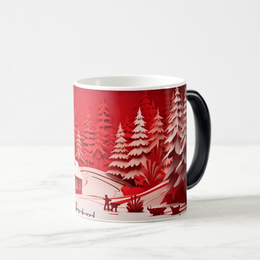3D-Christmas Magische Mok (Voorkant rechts)