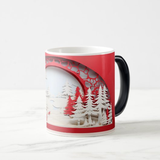 3D-Christmas Magische Mok (Voorkant rechts)