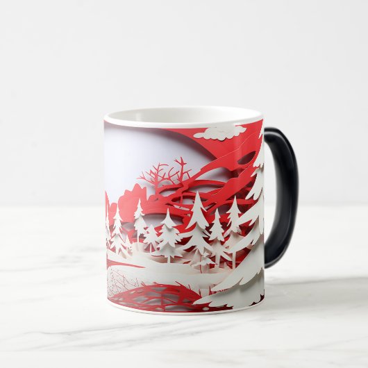 3D-Christmas Magische Mok (Voorkant rechts)