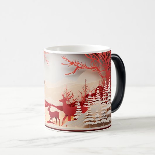 3D-Christmas Magische Mok (Voorkant rechts)