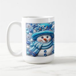 3D Christmas Snowman Koffiemok