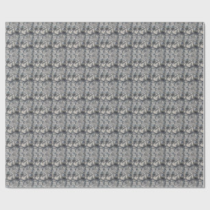 3D Chroom Bollen Abstracte Futuristische Patroon K Cadeaupapier
