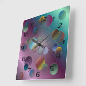 3D-cirkels wandklok (Hoek)