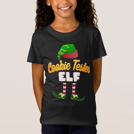 3D Cookie Tester Elf Family Matching T-shirt (Voorkant)