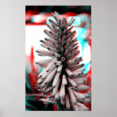 3D Crazy Flower Poster (Voorkant)