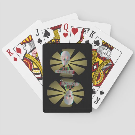 3D Crazy Pokerkaarten (Achterkant)