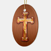 3D Cross-Ornament Keramisch Ornament (Links)