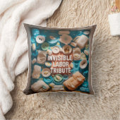 3D "Cry Win Love" Mama Kussen: Uw Foto Gift Kussen (Deken)