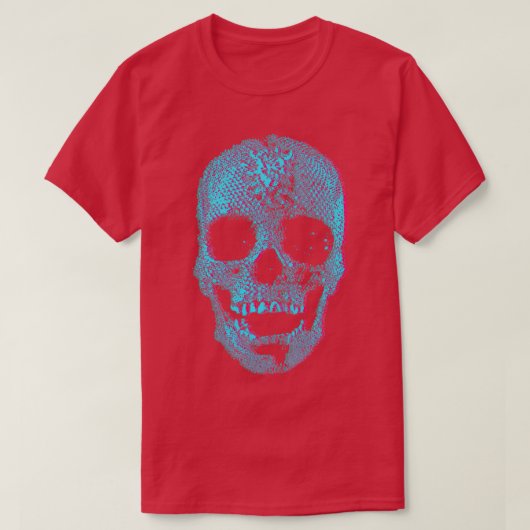 3D Crystal Skulls Design T-shirt (Design voorkant)