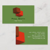 3D Cube Logo-Visitekaartje Visitekaartje (Voorkant / Achterkant)