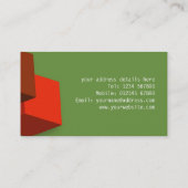 3D Cube Logo-Visitekaartje Visitekaartje (Achterkant)