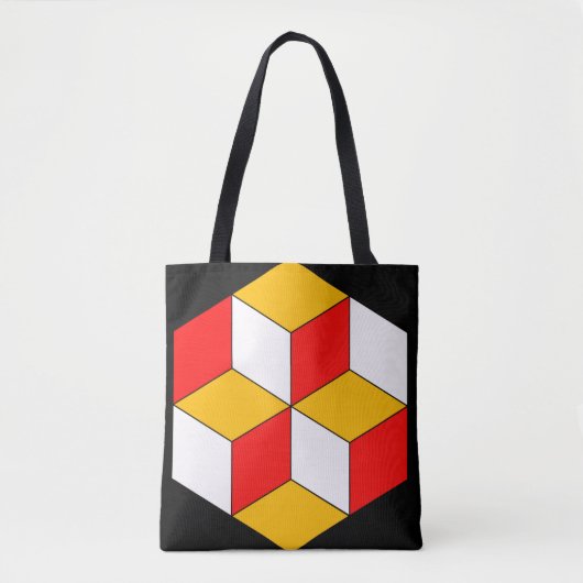 3d cubes tote bag (Voorkant)
