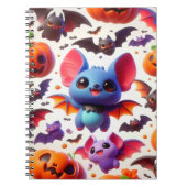 3D cute bats halloween Notitieboek (Voorkant)