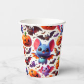 3D cute bats halloween Papieren Bekers (Achterkant)