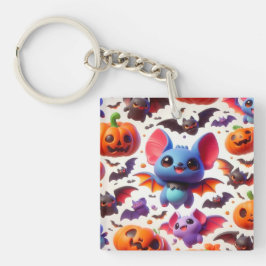 3D cute bats halloween Sleutelhanger