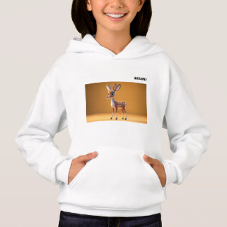 **3D Cute Cartoon Deer**