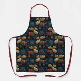 3D Cute Christmas Moose In Sweater Schort