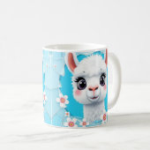 3d cute lama mok wrap, 3d mok ontwerp (Voorkant rechts)