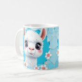 3d cute lama mok wrap, 3d mok ontwerp (Voorkant links)
