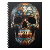 3D dag van de dode schedel Notitieboek (Voorkant)