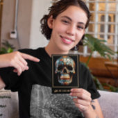 3D Dag van de Dode Schedel, op maat Briefkaart