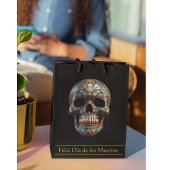 3D Dag van de Dode Schedel, op maat Medium Cadeauzakje