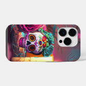 3D Dag van de Doden iPhone Hoesje (Achterkant horizontaal)