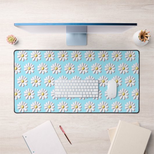3D Daisy Flower Bureaumat (Kantoor 1)