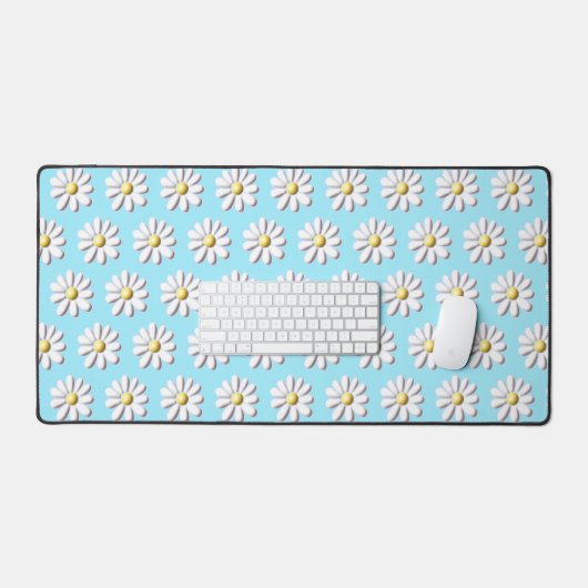 3D Daisy Flower Bureaumat (Keyboard & Muis)