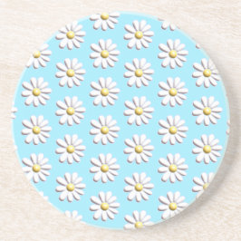 3D Daisy Flower Zandsteen Onderzetter