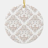 3D-Damasmaskers Keramisch Ornament (Voorkant)