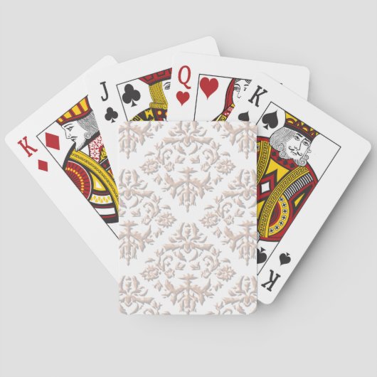 3D damasten Pokerkaarten (Achterkant)