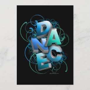 3D Dance (lente) Overweging Uitnodiging