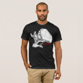 3D Dangerous Chrome Fighter T-Shirt (Voorkant volledig)
