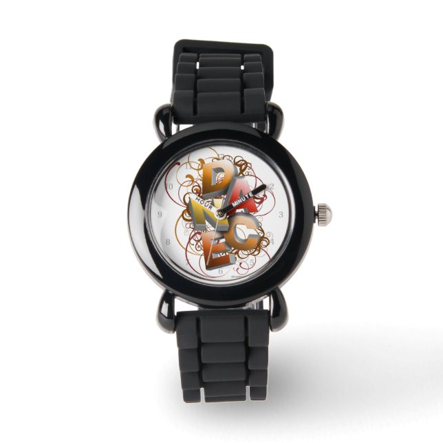 3D-dans (Herfst) Horloge (Voorkant)