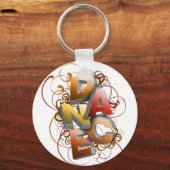 3D-dans (Herfst) Sleutelhanger (Voorkant)